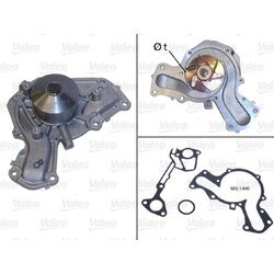 Vodné čerpadlo, chladenie motora VALEO 506633