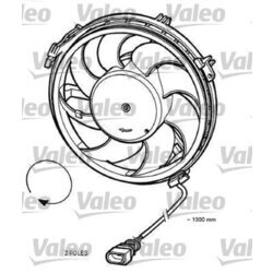 Ventilátor chladenia motora VALEO 696055