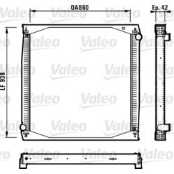 Chladič motora VALEO 730260