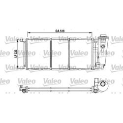 Chladič motora VALEO 730839