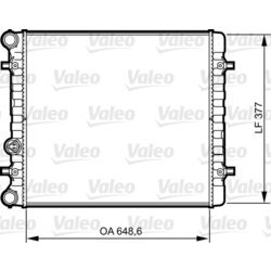 Chladič motora VALEO 732396