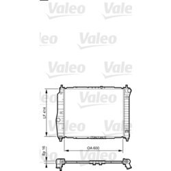 Chladič motora VALEO 735158