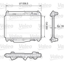 Chladič motora VALEO 735379