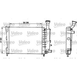 Chladič motora VALEO 816706