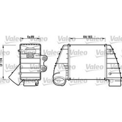 Chladič plniaceho vzduchu VALEO 817487