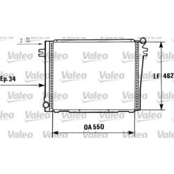 Chladič motora VALEO 819406