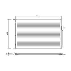 Kondenzátor klimatizácie VALEO 822662