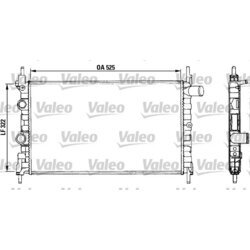 Chladič motora VALEO 883880