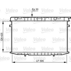 Chladič motora VALEO 731236