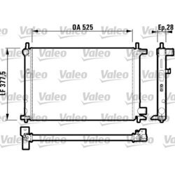 Chladič motora VALEO 732003