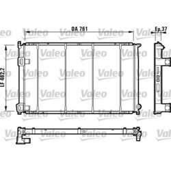 Chladič motora VALEO 732049