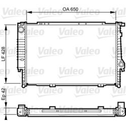 Chladič motora VALEO 732593