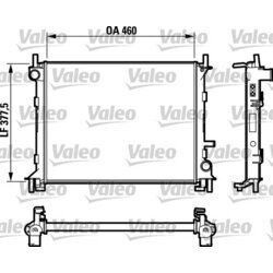 Chladič motora VALEO 732731