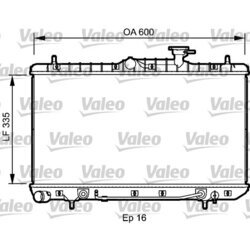 Chladič motora VALEO 734253