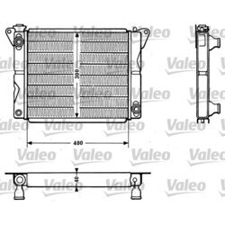 Chladič motora VALEO 810879