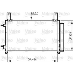 Kondenzátor klimatizácie VALEO 814358