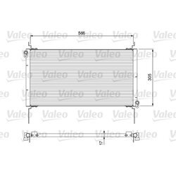 Kondenzátor klimatizácie VALEO 817025