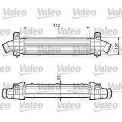 Chladič plniaceho vzduchu VALEO 817238