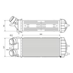 Chladič plniaceho vzduchu VALEO 817706