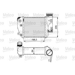 Chladič plniaceho vzduchu VALEO 818610