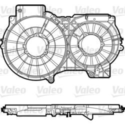 Držiak ventilátora chladiča VALEO 820759