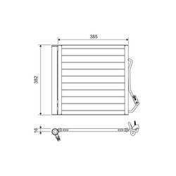 Kondenzátor klimatizácie VALEO 822639