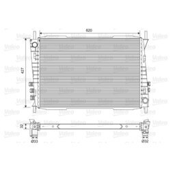 Chladič motora VALEO 701559