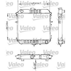 Chladič motora VALEO 730155