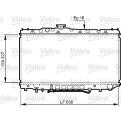 Chladič motora VALEO 731110