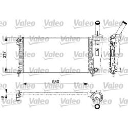 Chladič motora VALEO 732578