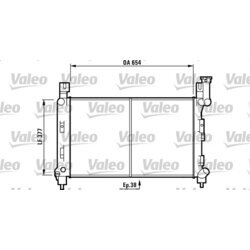 Chladič motora VALEO 732780