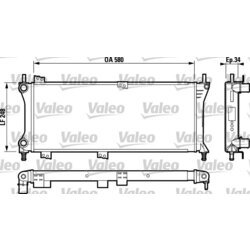 Chladič motora VALEO 732792