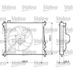 Chladič motora VALEO 733074