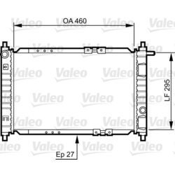 Chladič motora VALEO 734250