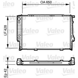 Chladič motora VALEO 734421