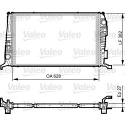 Chladič motora VALEO 735279