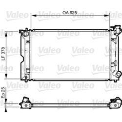 Chladič motora VALEO 735567