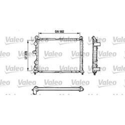 Chladič motora VALEO 811071