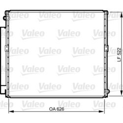 Kondenzátor klimatizácie VALEO 814203