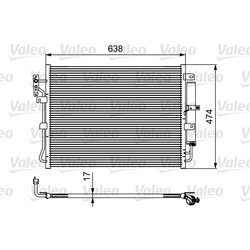 Kondenzátor klimatizácie VALEO 814424