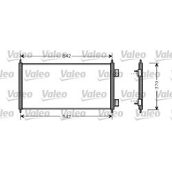 Kondenzátor klimatizácie VALEO 818050