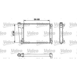 Chladič motora VALEO 883717