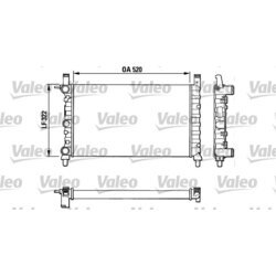Chladič motora VALEO 883825