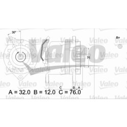 Alternátor VALEO 436532 - obr. 1