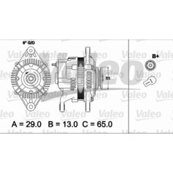 Alternátor VALEO 437490