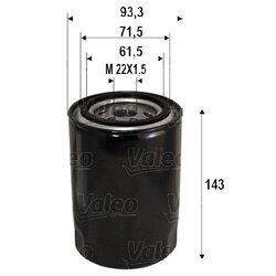 Olejový filter VALEO 586113