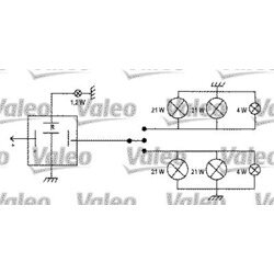 Prerušovač smerových svetiel VALEO 641424