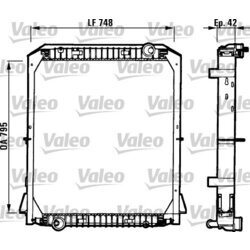 Chladič motora VALEO 730258