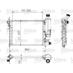 Chladič motora VALEO 730372