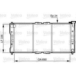 Chladič motora VALEO 731073